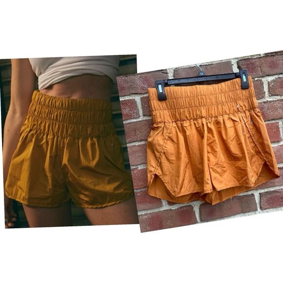 Free People Movement Women's The Way Home Active Shorts Honey Mallow Medium NEW - Picture 1 of 5